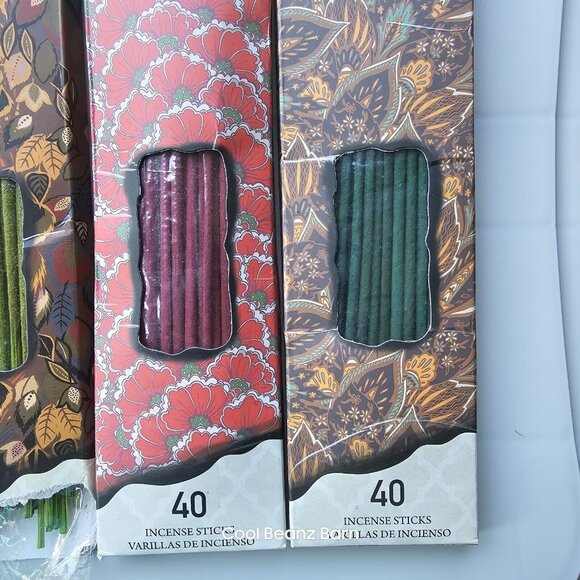 Incense Holder With Incense Sticks Cones & Wooden Ash Catcher - Picture 10 of 15